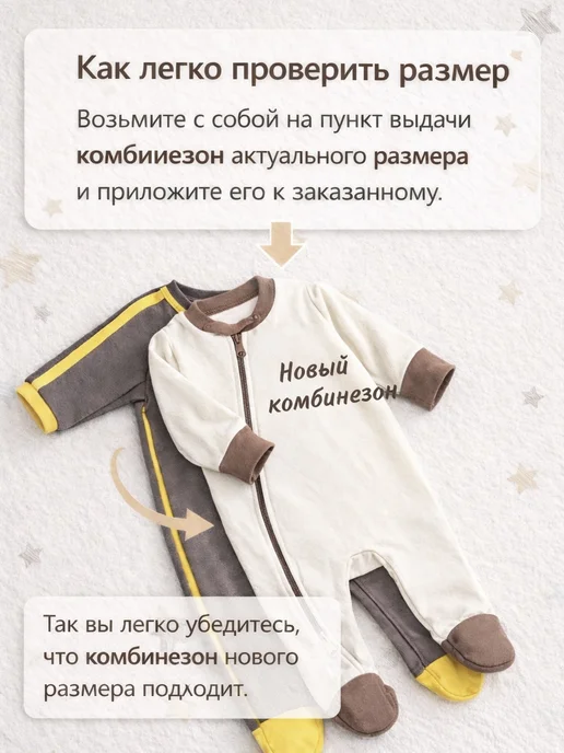 Комбинезон нательный для новорожденных "Кокосики" — фото 7